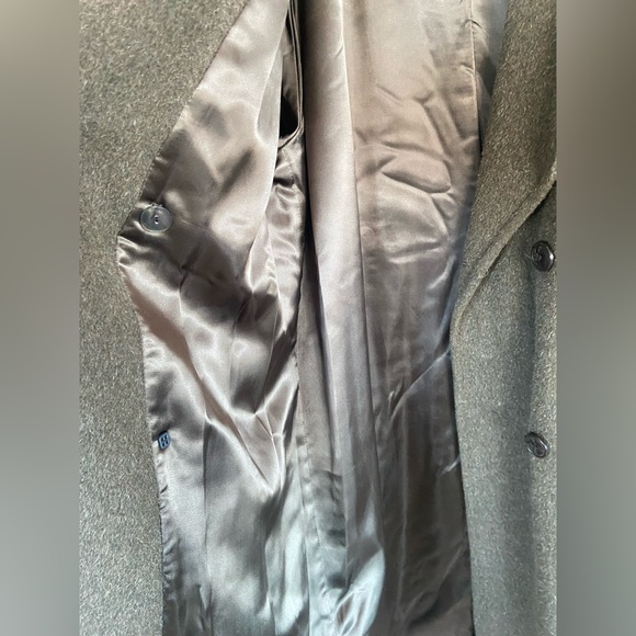 DONATED! Vintage wool/mohair/alpaca blend coat in green small/medium - Picture 6 of 9